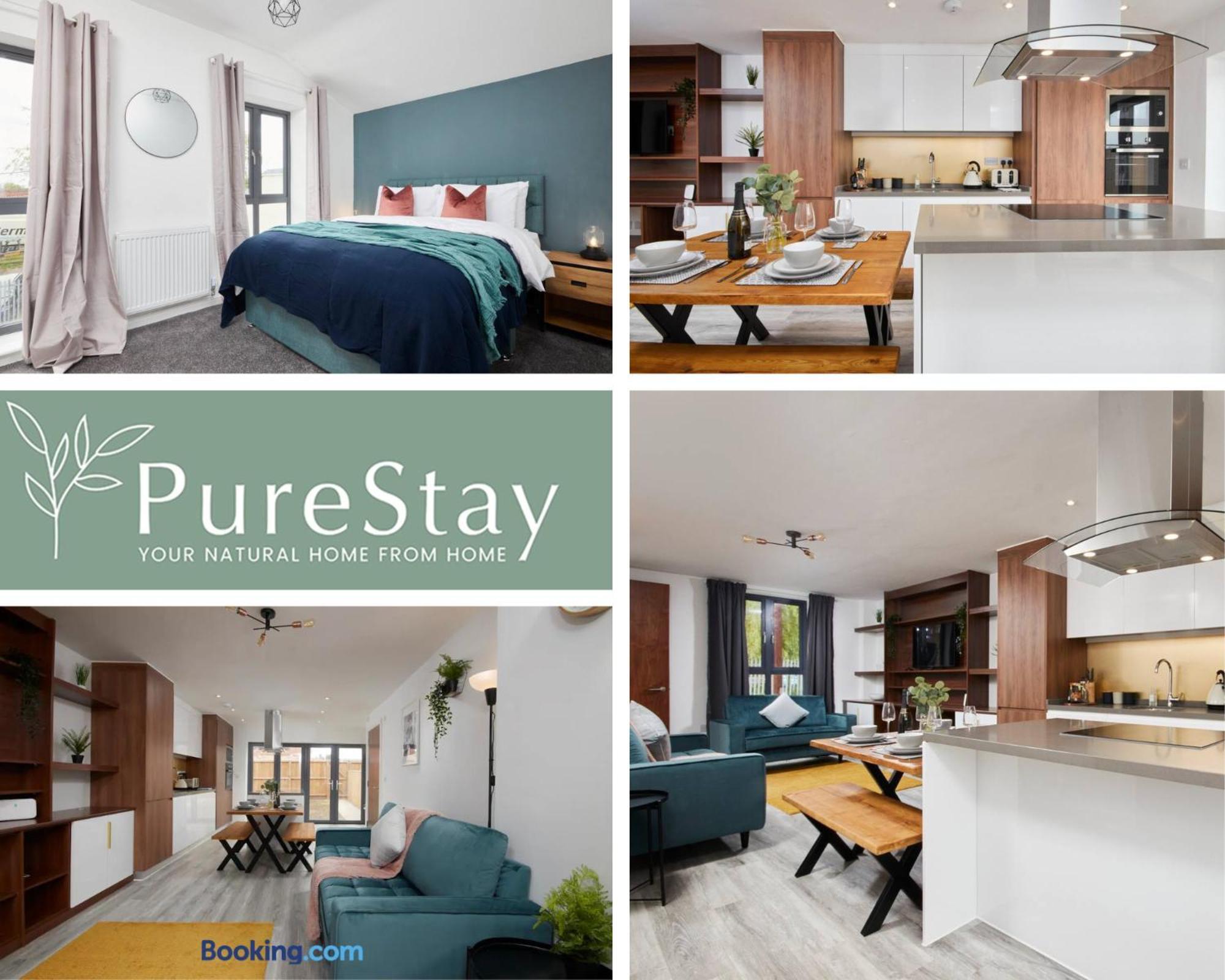 Stunning 5 Bed House By Purestay Short Lets & Serviced Accommodation Manchester With Parking Exterior photo